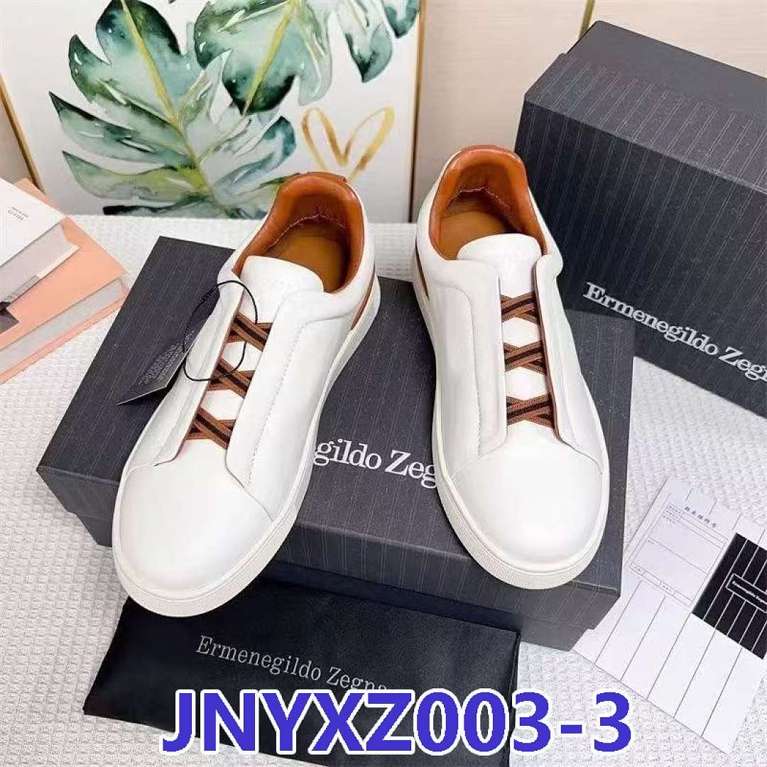 Ermenegildo Zegna - Triple Stitch Sneakers in 8 Colors - Image 4
