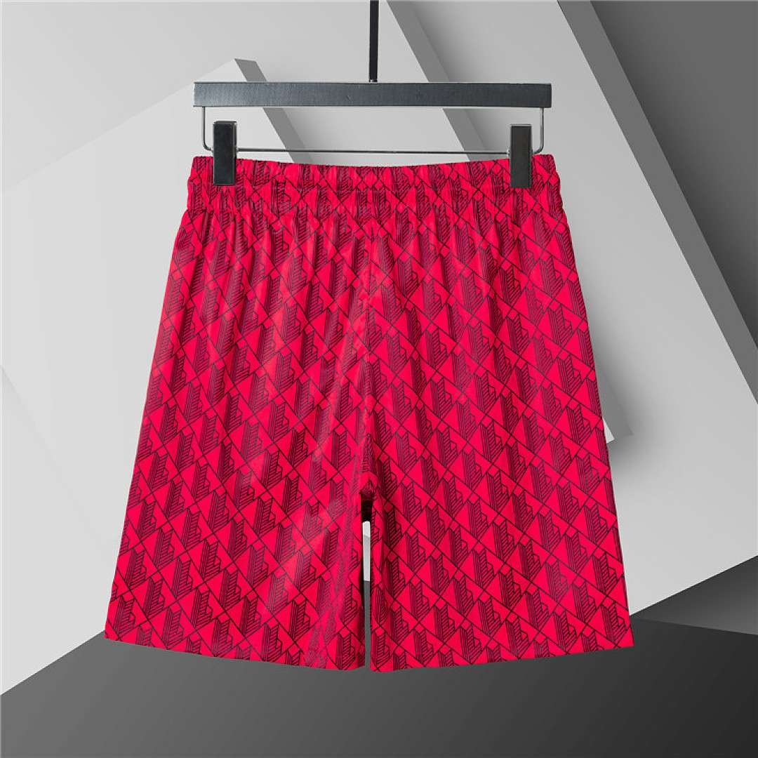 Lacoste - Men's Red Swimming Trunks - Image 2