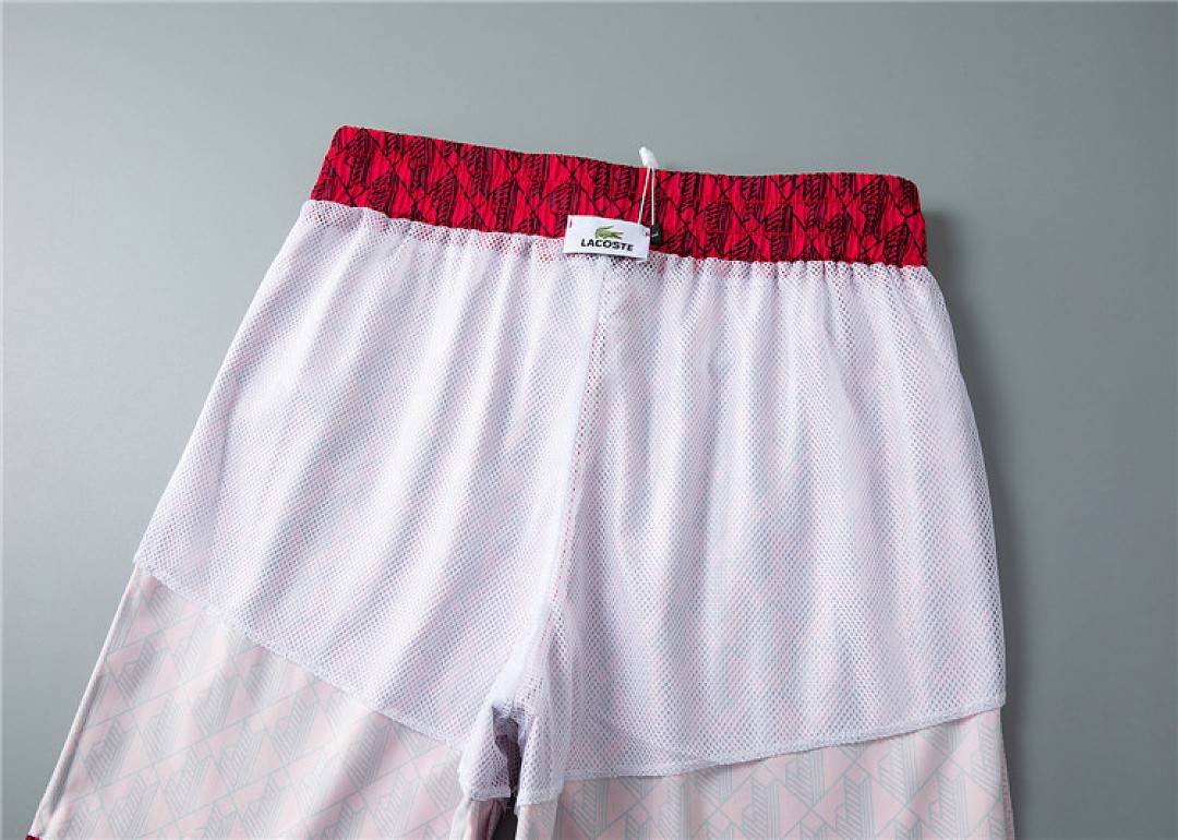 Lacoste - Men's Red Swimming Trunks - Image 6