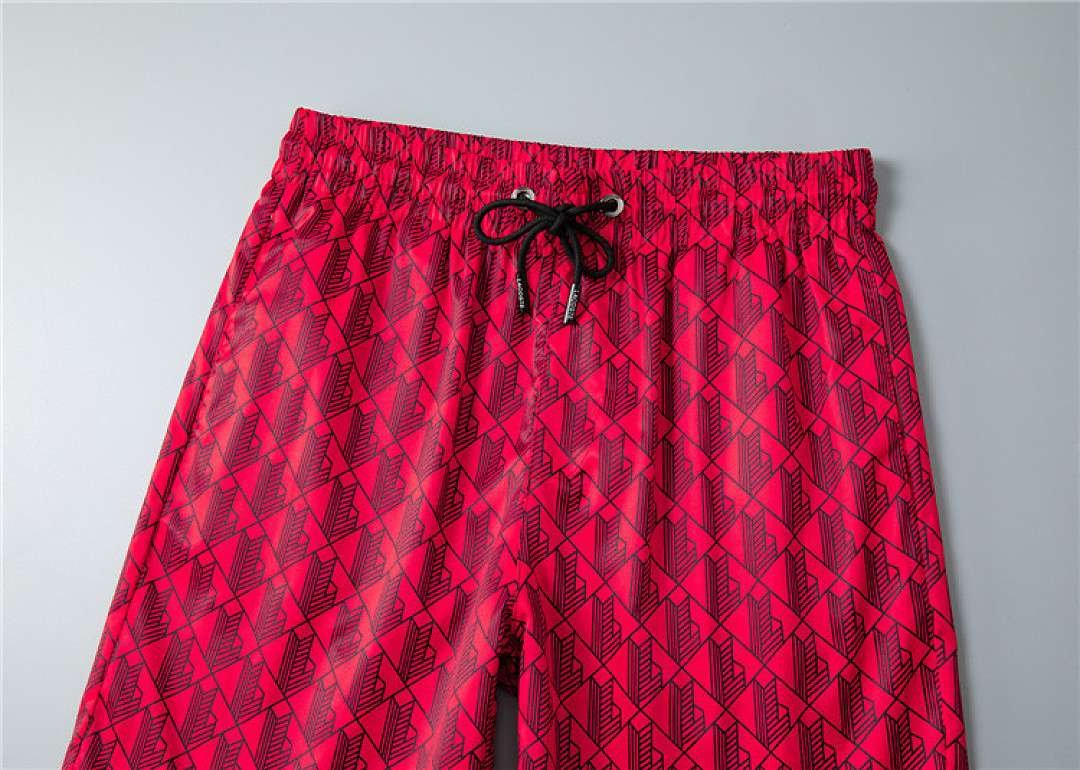 Lacoste - Men's Red Swimming Trunks - Image 8