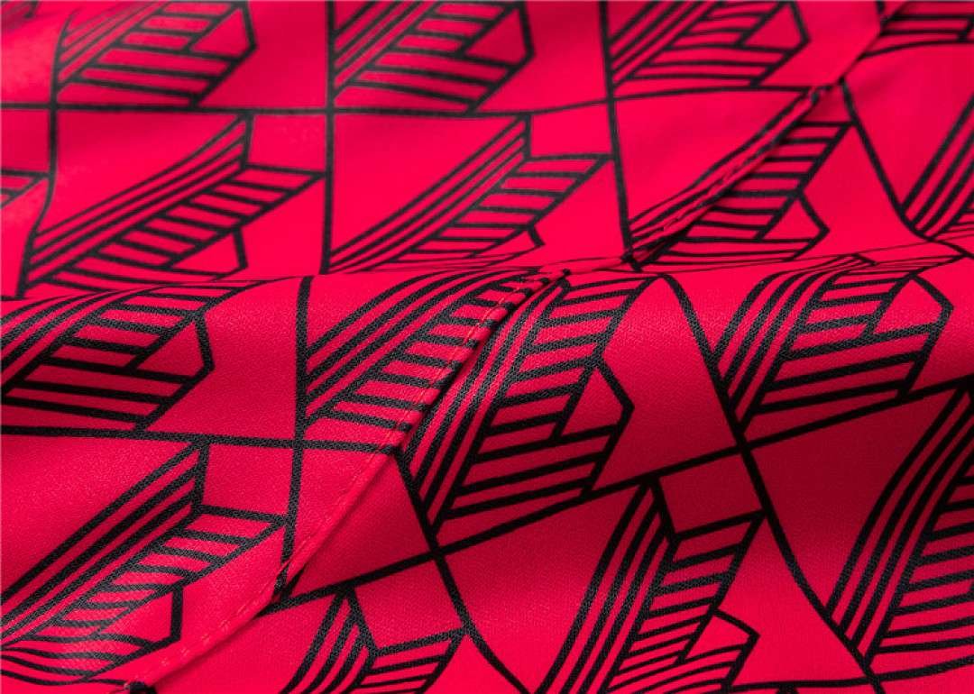 Lacoste - Men's Red Swimming Trunks - Image 9