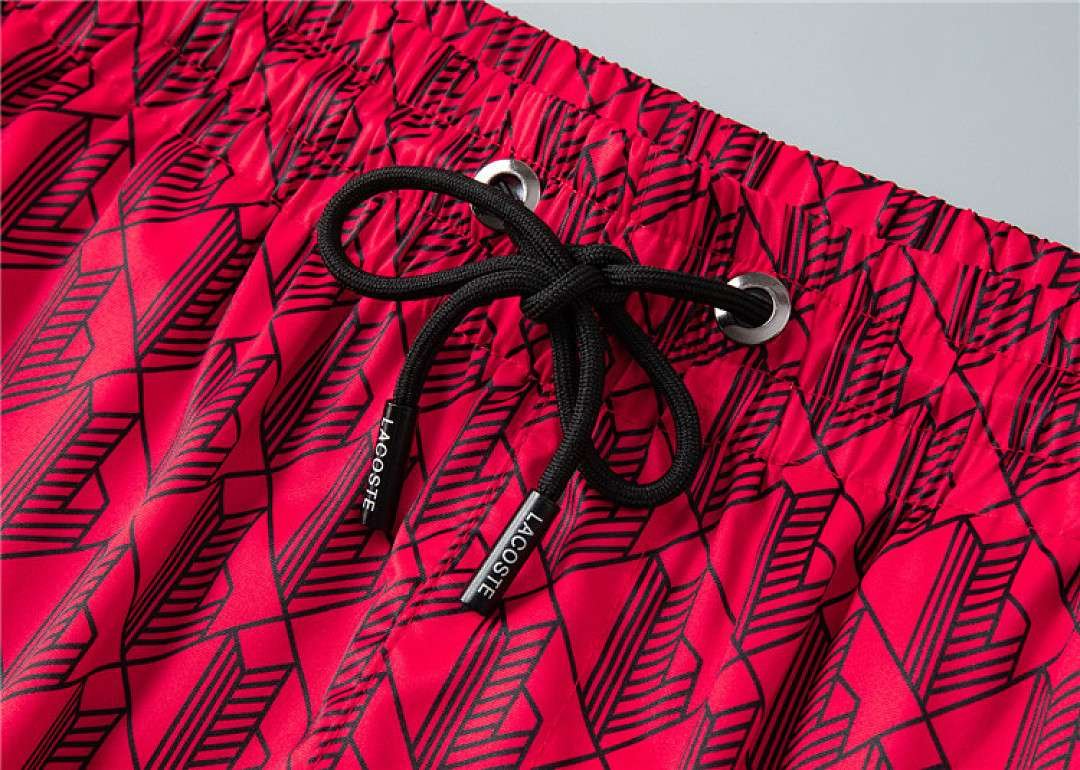 Lacoste - Men's Red Swimming Trunks - Image 10