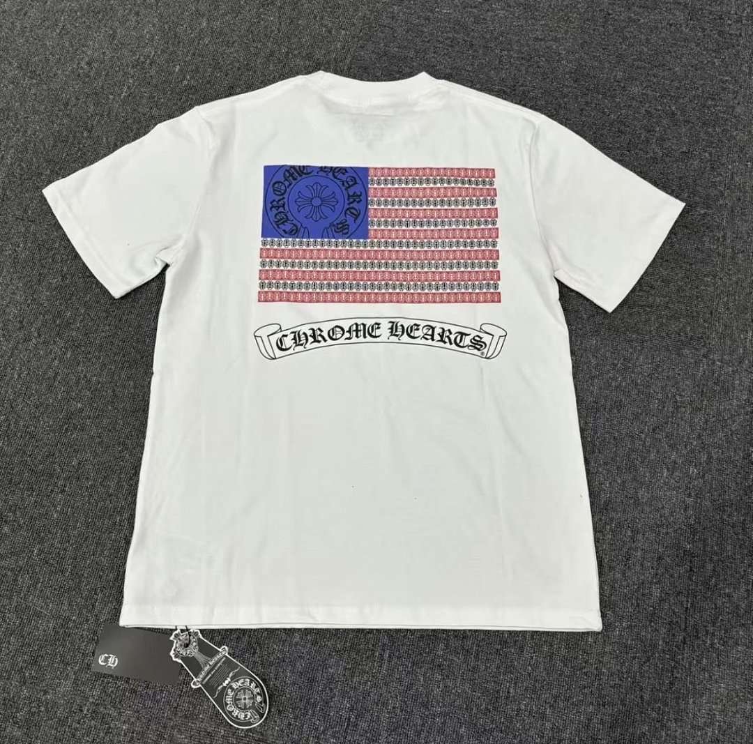 Chrome Hearts - Stars and Stripes American Flag T-Shirts in 6 Versions - Image 7