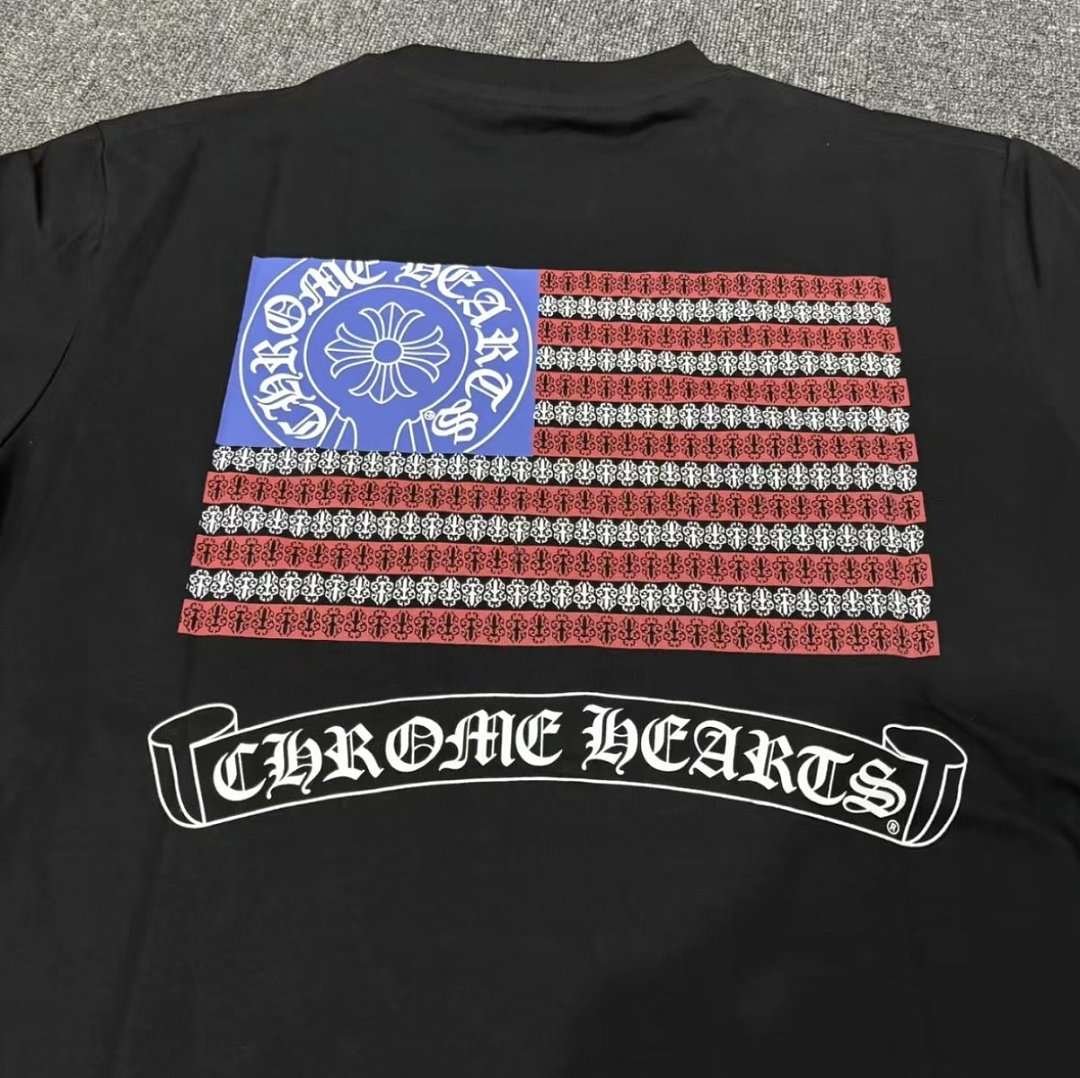 Chrome Hearts - Stars and Stripes American Flag T-Shirts in 6 Versions - Image 9