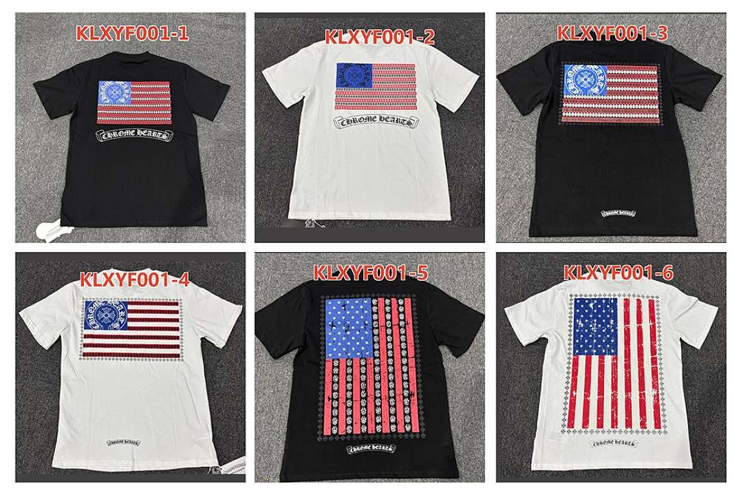 Chrome Hearts - Stars and Stripes American Flag T-Shirts in 6 Versions - Image 10