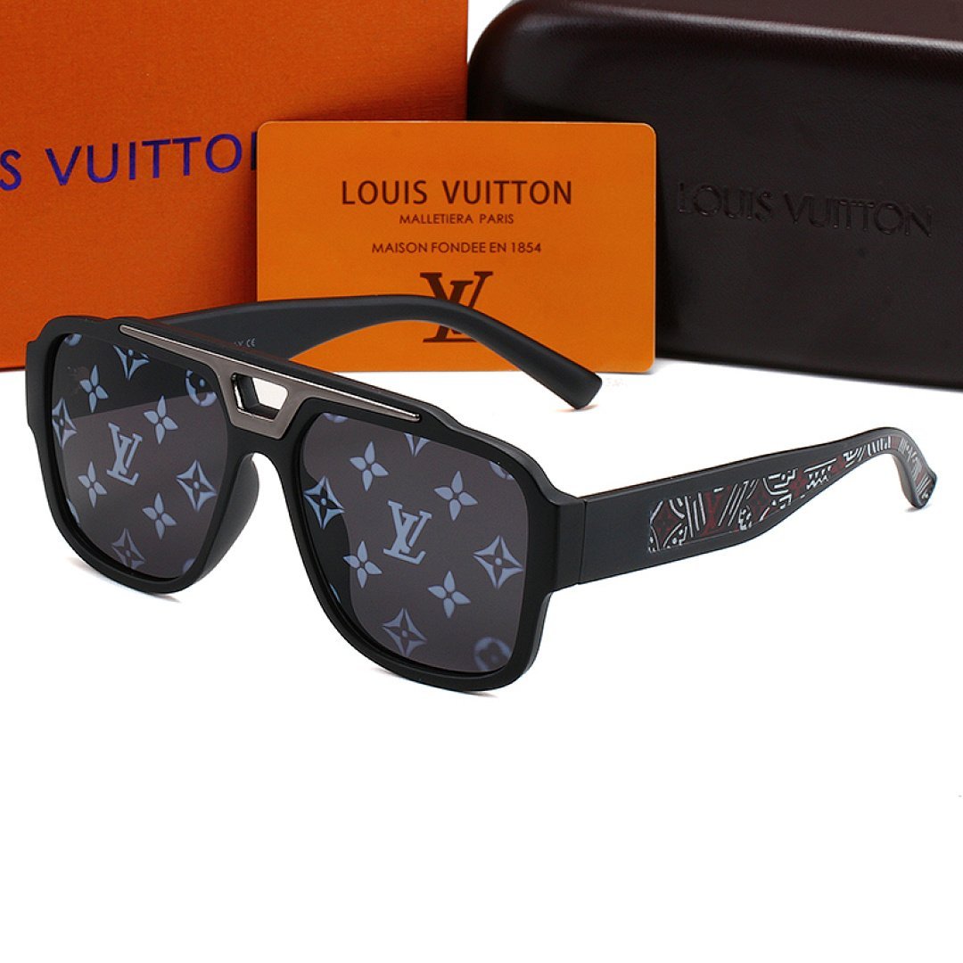 Louis Vuitton - Oversized Aviator Sunglasses in 5 Colors – Bild 2