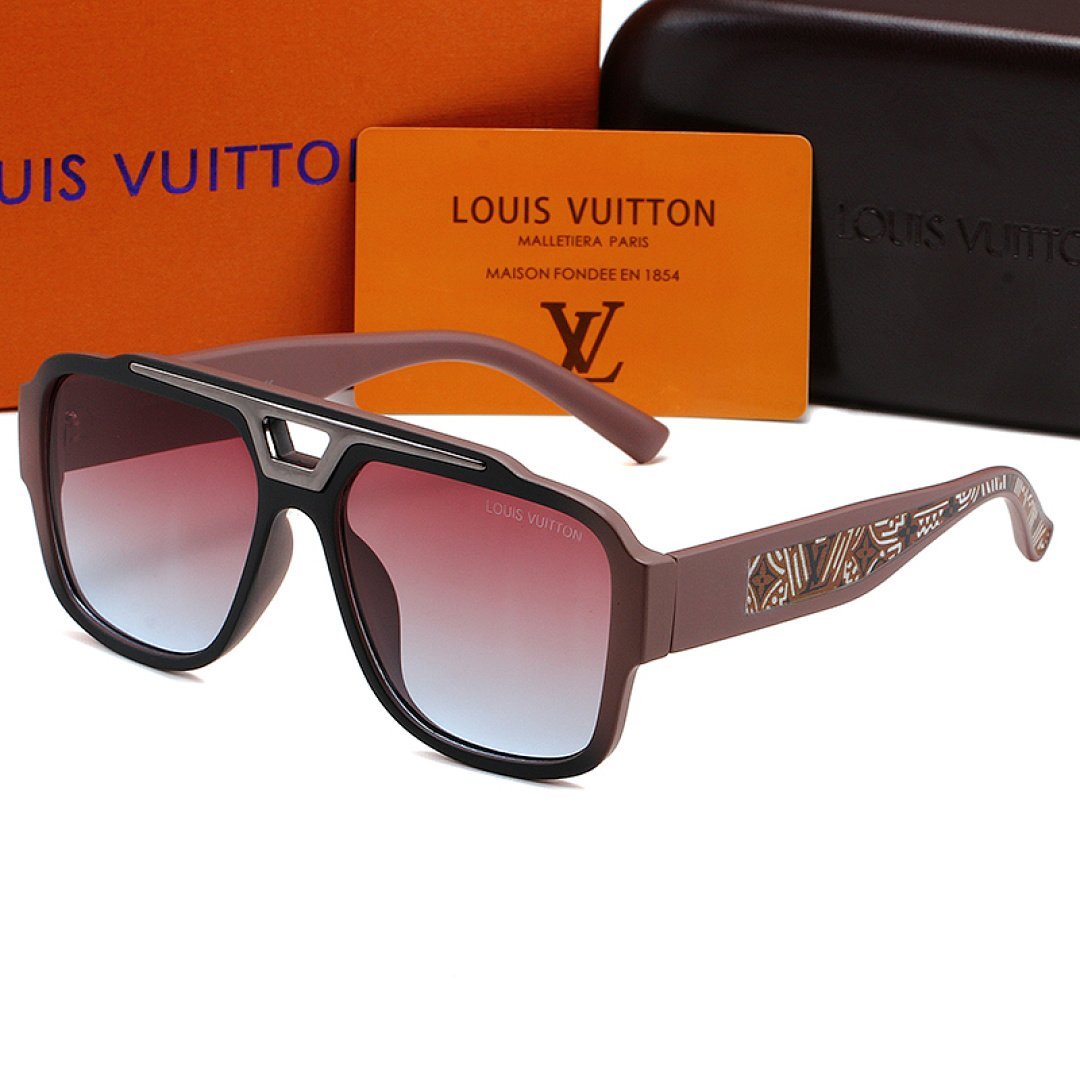 Louis Vuitton - Oversized Aviator Sunglasses in 5 Colors – Bild 3