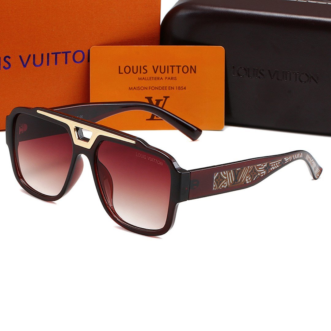 Louis Vuitton - Oversized Aviator Sunglasses in 5 Colors – Bild 4