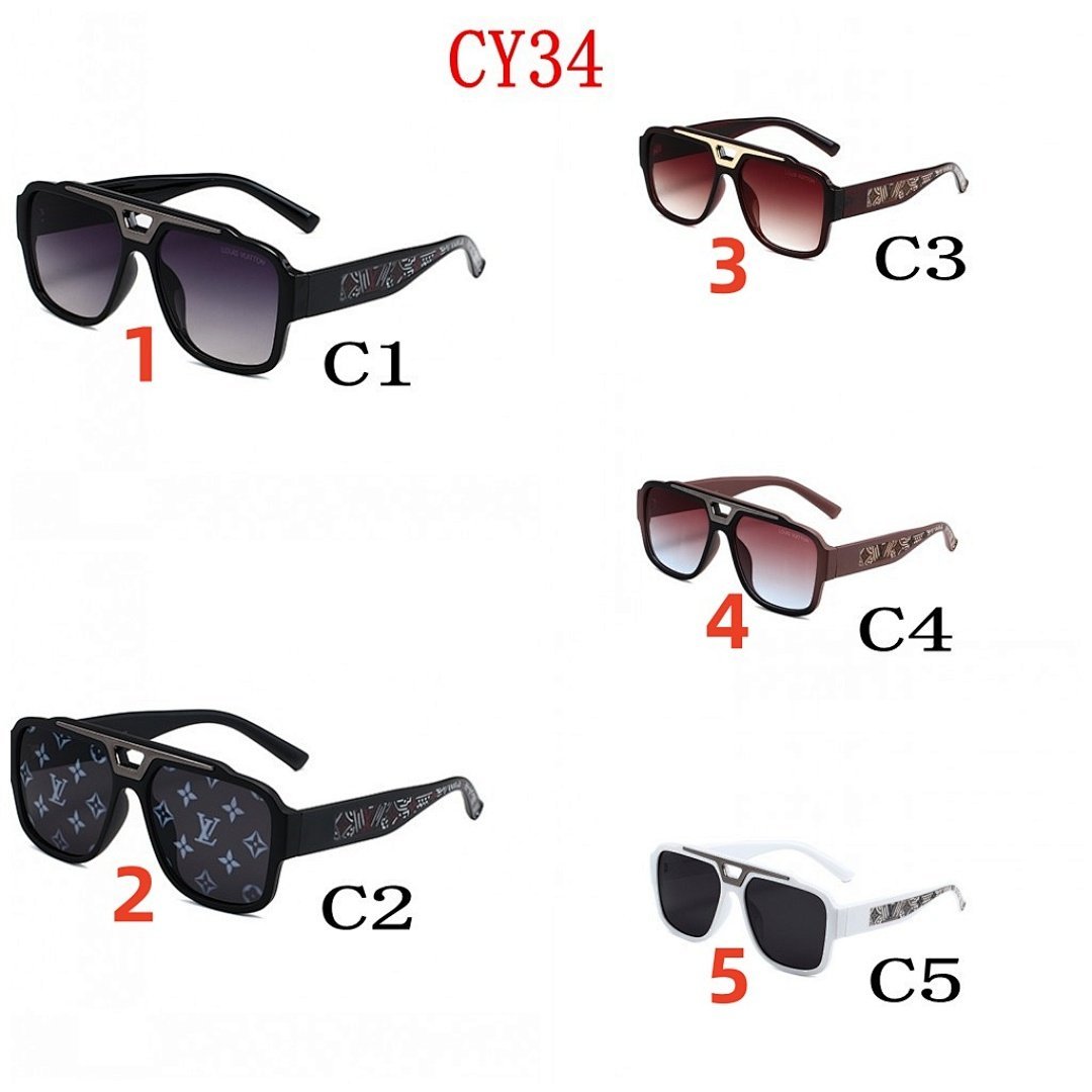 Louis Vuitton - Oversized Aviator Sunglasses in 5 Colors – Bild 18