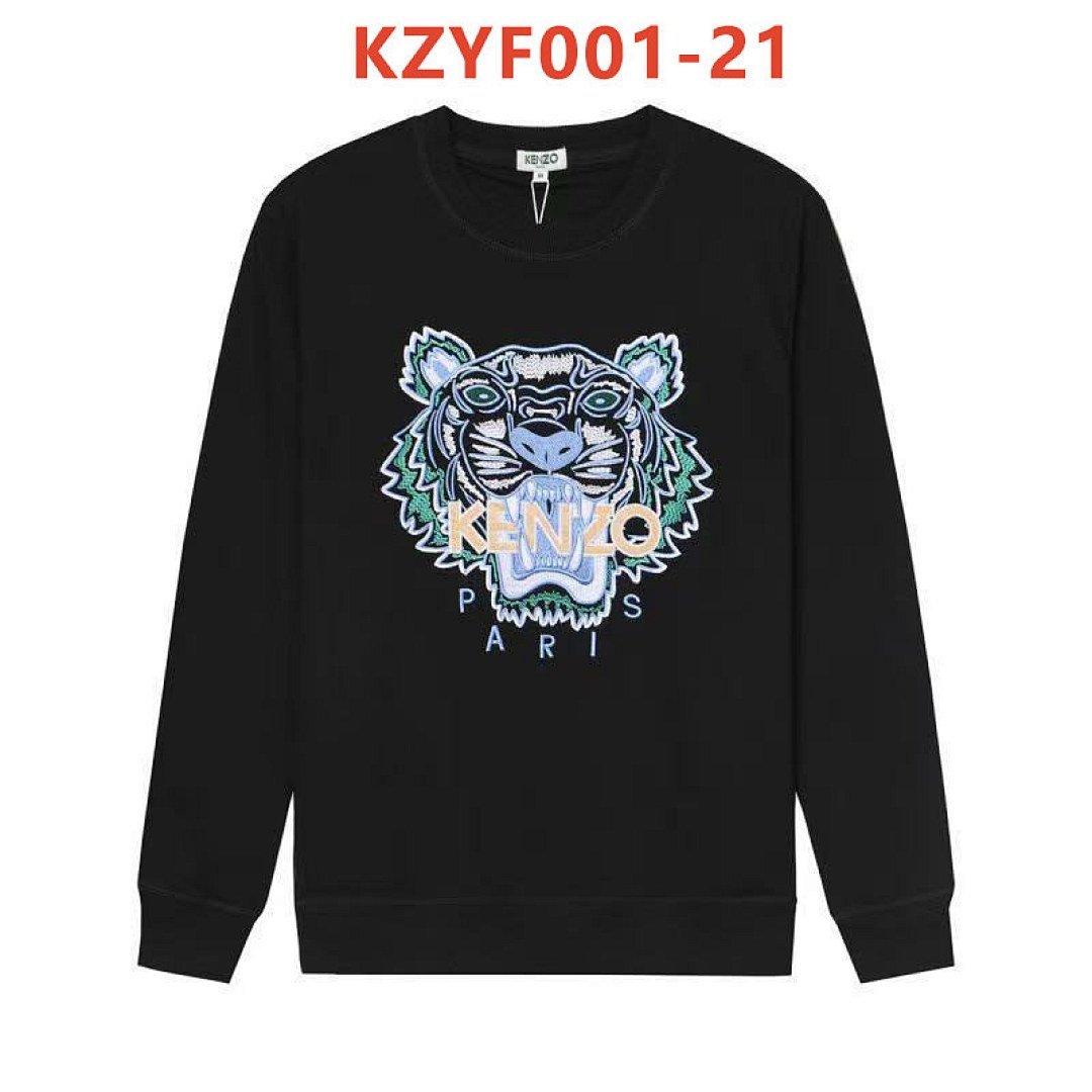 Kenzo - Embroidered Tiger Head Sweater in 20 Colors