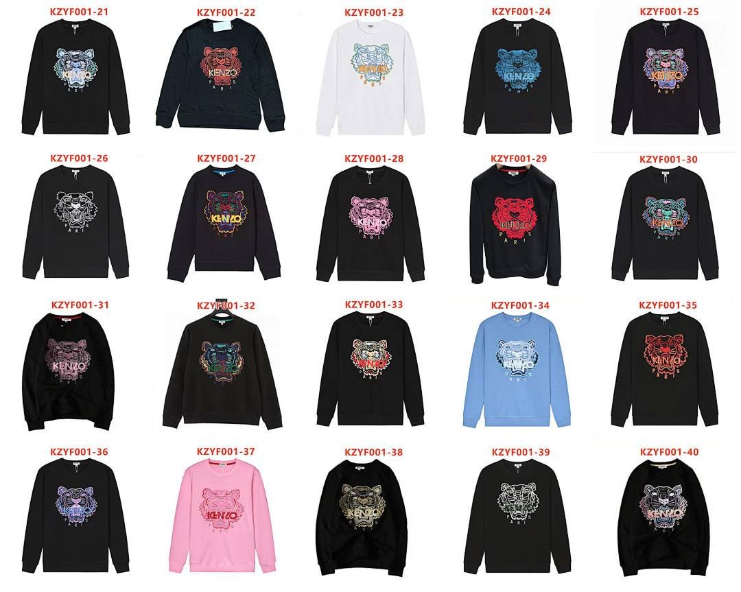 Kenzo - Embroidered Tiger Head Sweater in 20 Colors – Bild 26