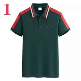 Lacoste -  Shoulder Stripe Polo Shirts in 8 Colors
