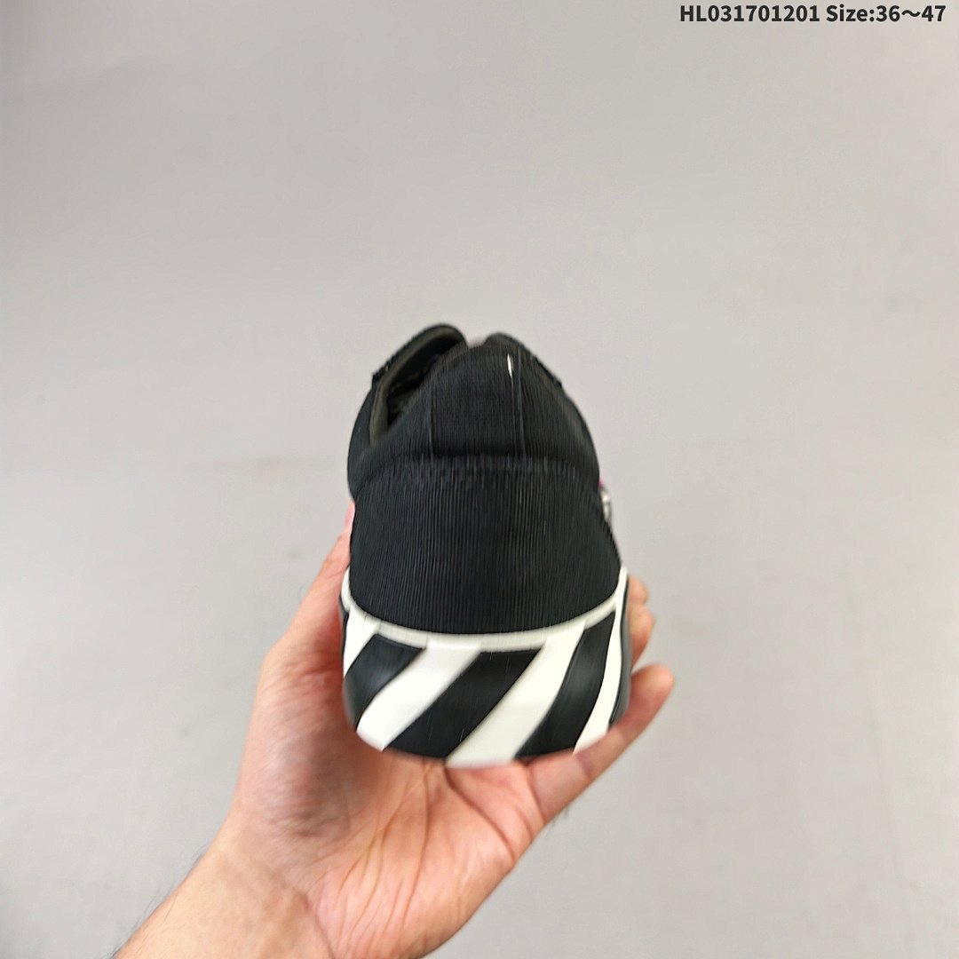 Off White - Vulcanized Striped Low Top Sneakers in 12 Colors - Imagen 20
