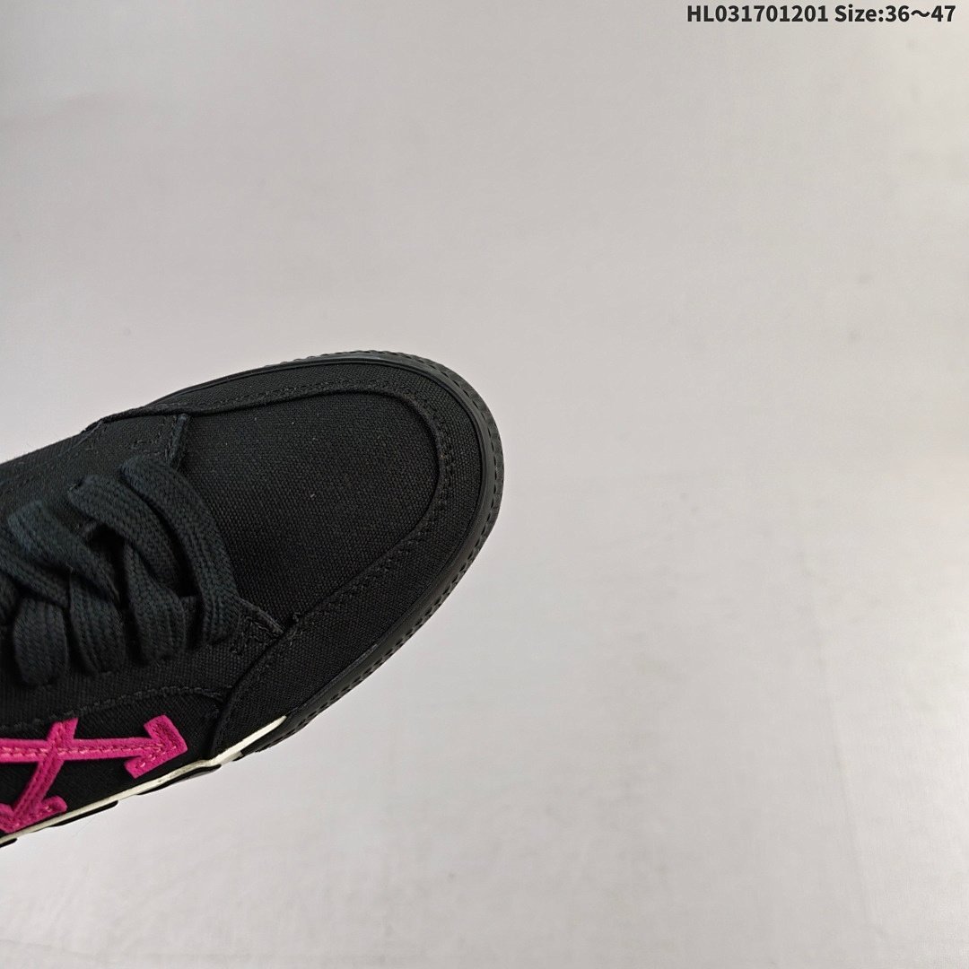 Off White - Vulcanized Striped Low Top Sneakers in 12 Colors - Imagen 22