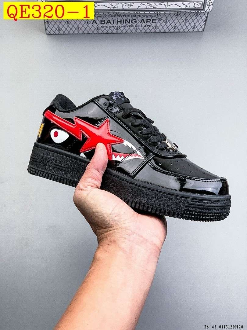 Bape - Sta Low Shark Tokyo Sneakers in 8 Colors