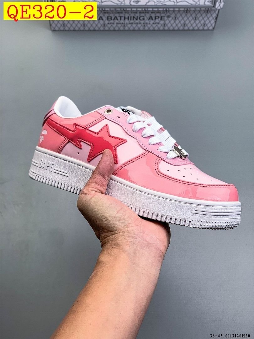 Bape - Sta Low Shark Tokyo Sneakers in 8 Colors - immagine 2