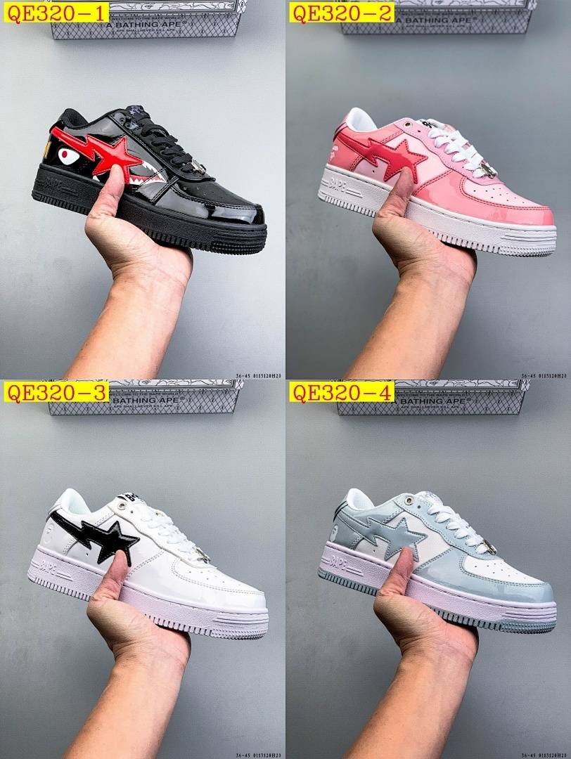 Bape - Sta Low Shark Tokyo Sneakers in 8 Colors - immagine 18