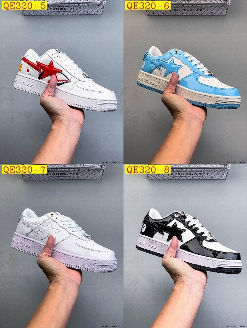 Bape - Sta Low Shark Tokyo Sneakers in 8 Colors - immagine 19