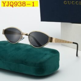 Gucci - Rimmed Oval Sunglasses with box in 7 Colors