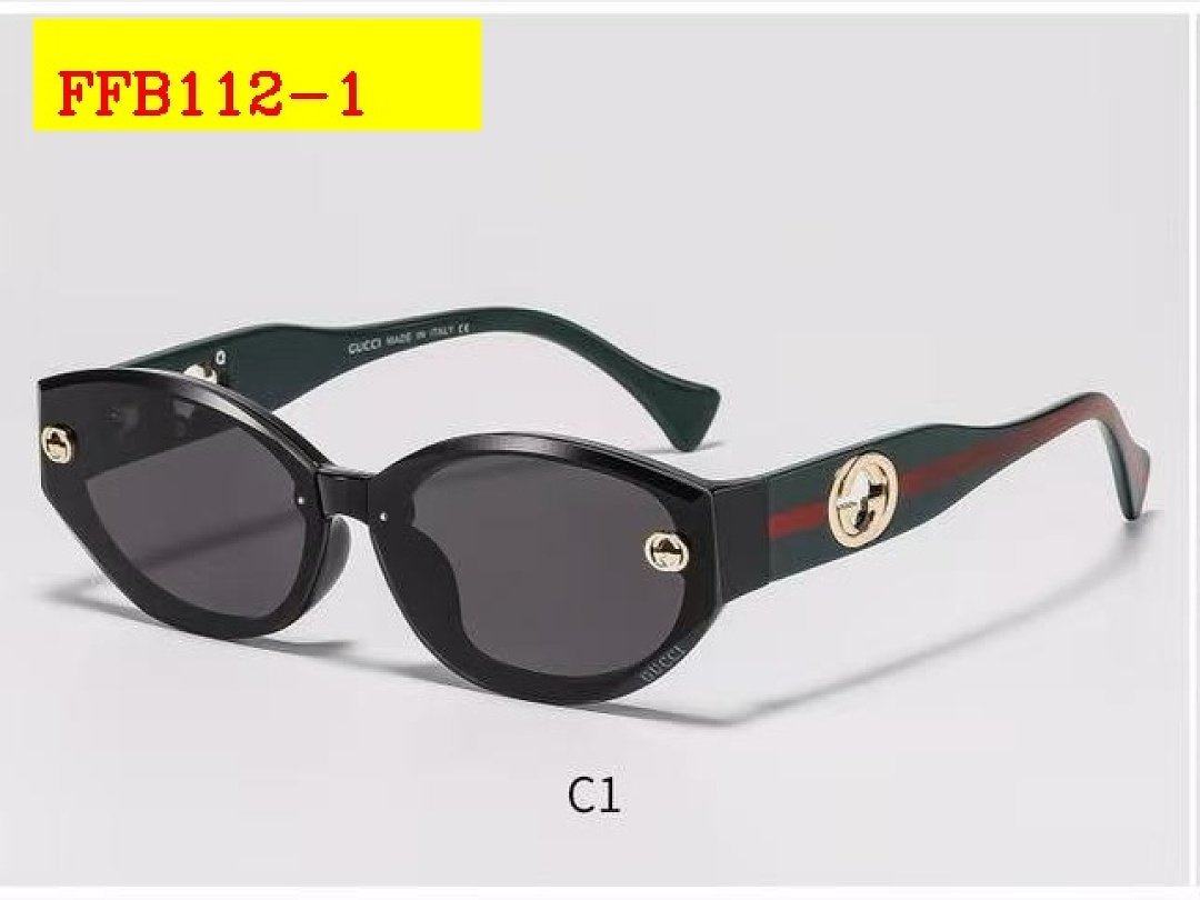 Gucci - Oval Sunglasses with box in 5 Colors