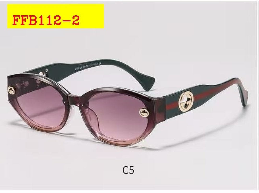Gucci - Oval Sunglasses with box in 5 Colors – Image 2