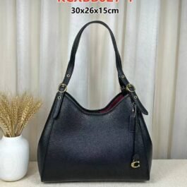 Coach - Pebbled Leather Hobo Shoulder Bag in 3 Colors