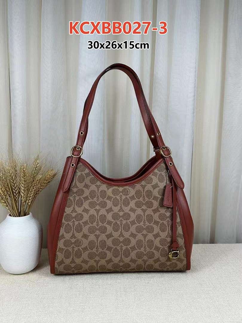 Coach - Pebbled Leather Hobo Shoulder Bag in 3 Colors – Image 3