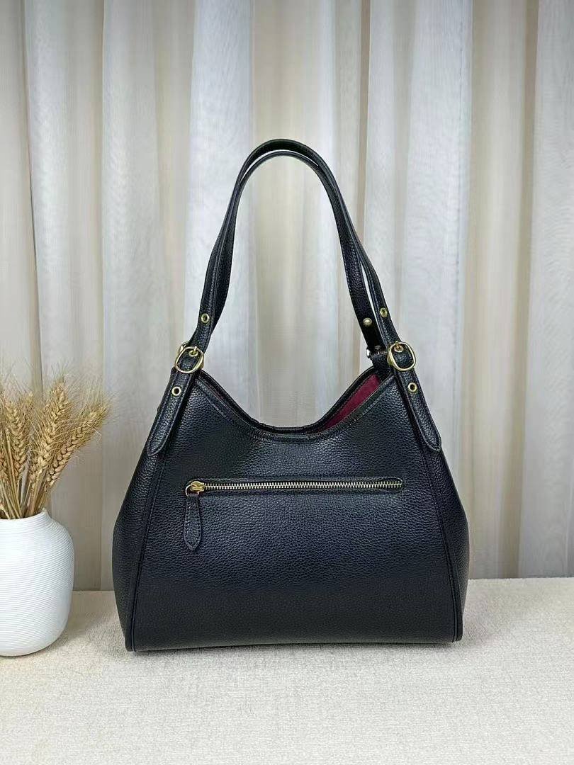 Coach - Pebbled Leather Hobo Shoulder Bag in 3 Colors – Image 5
