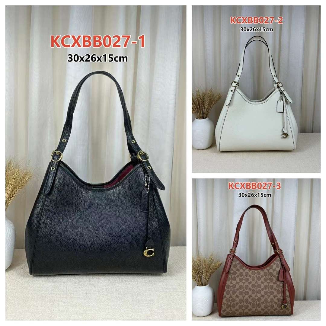 Coach - Pebbled Leather Hobo Shoulder Bag in 3 Colors – Image 11