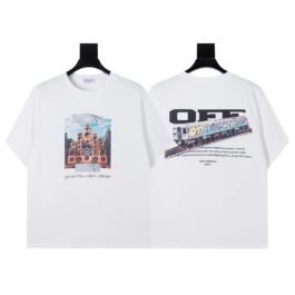Off White - Front and Back Printed T-shirt in 2 Colors