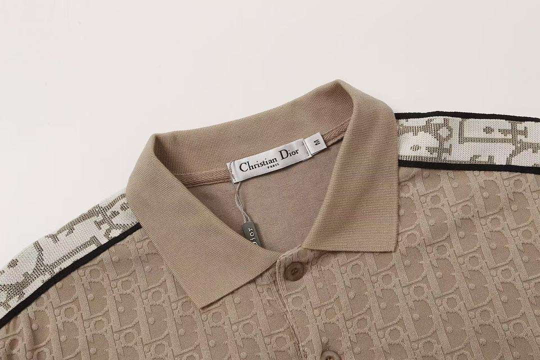 Dior - Monogram Jacquard Polo Shirt in 3 Colors – Bild 13
