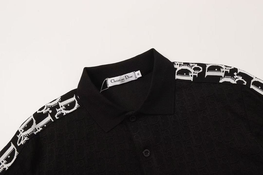Dior - Monogram Jacquard Polo Shirt in 3 Colors – Bild 16
