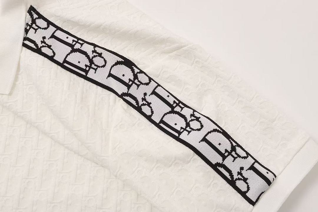 Dior - Monogram Jacquard Polo Shirt in 3 Colors – Bild 22