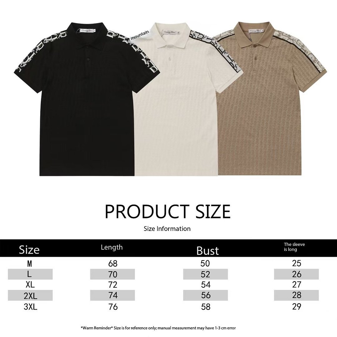 Dior - Monogram Jacquard Polo Shirt in 3 Colors – Bild 23
