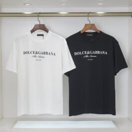 Dolce & Gabbana -  Front Logo Black or White T-shirt