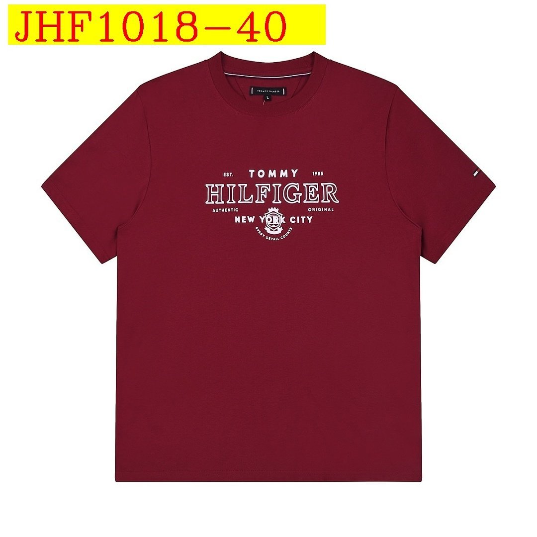 Tommy Hilfiger - T-Shirt à Col Rond en 59 Coloris – Image 41