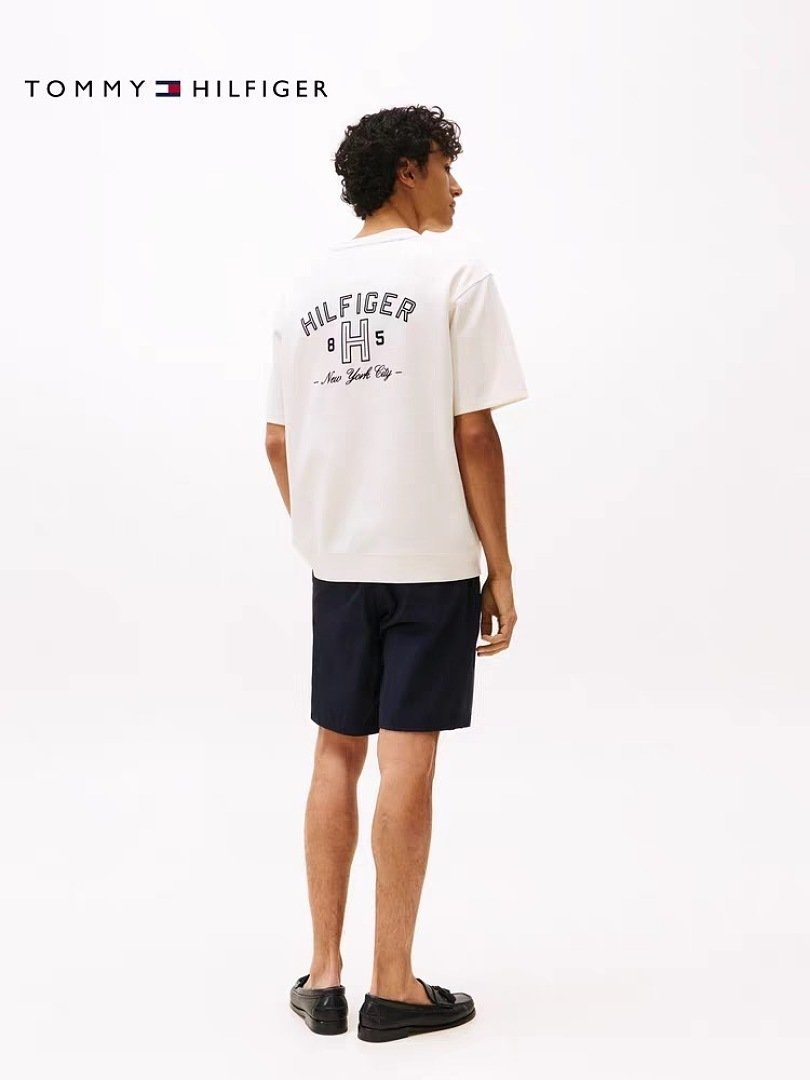 Tommy Hilfiger - T-Shirt à Col Rond en 59 Coloris – Image 65