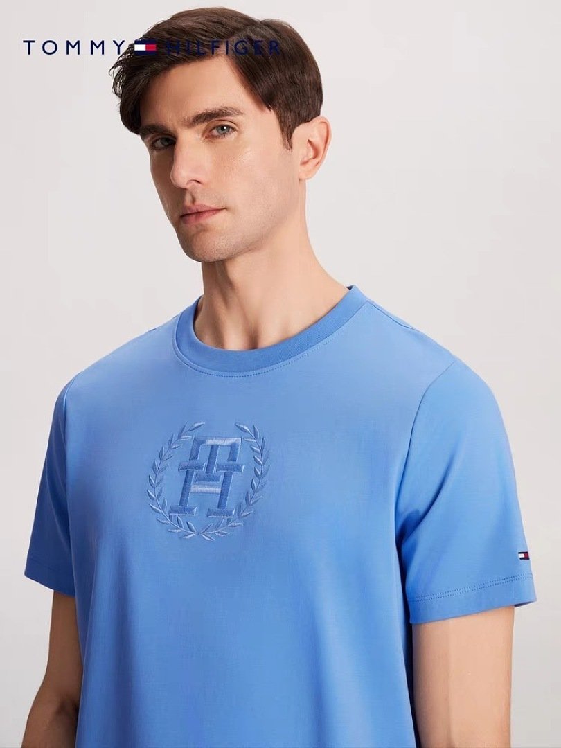 Tommy Hilfiger - T-Shirt à Col Rond en 59 Coloris – Image 66