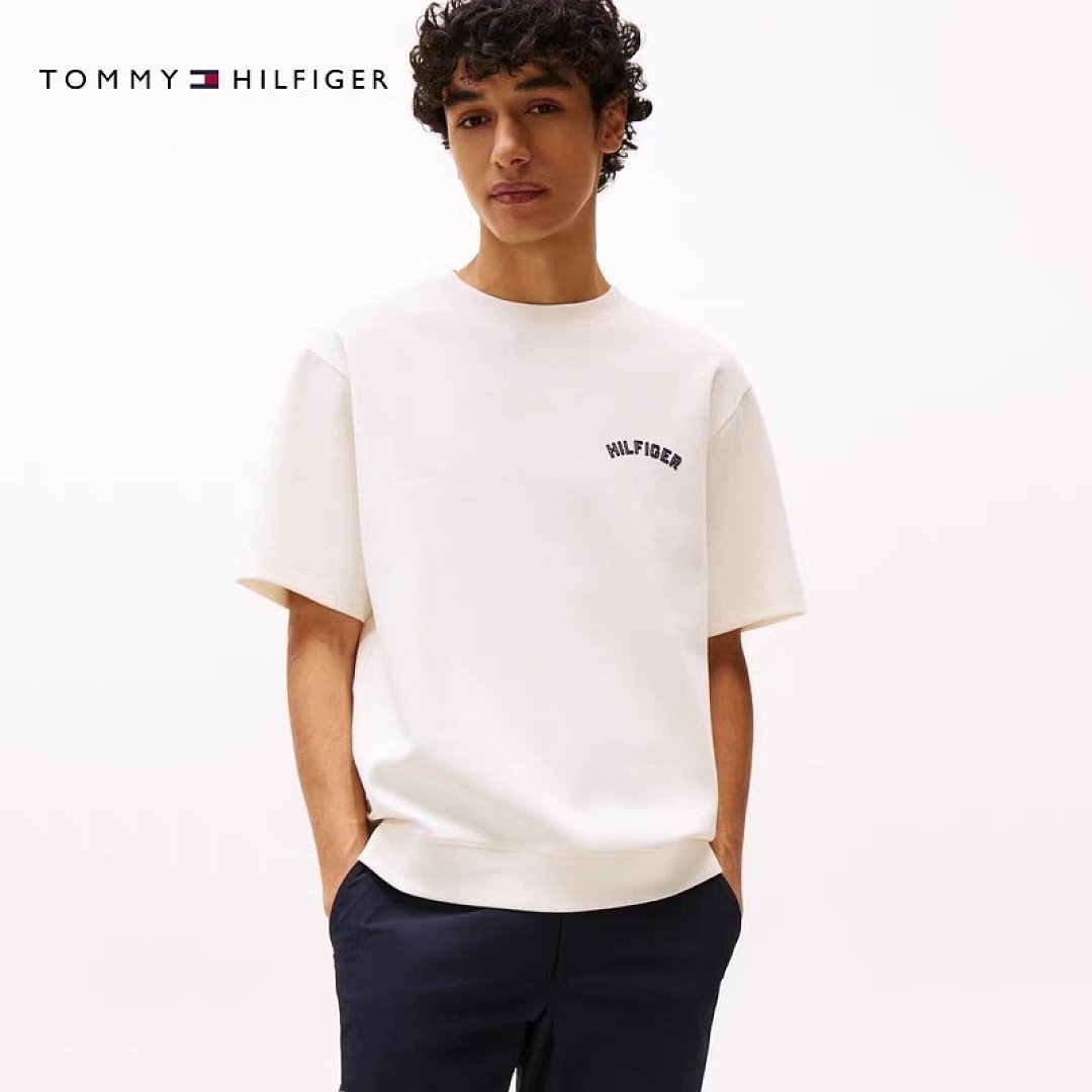 Tommy Hilfiger - T-Shirt à Col Rond en 59 Coloris – Image 67