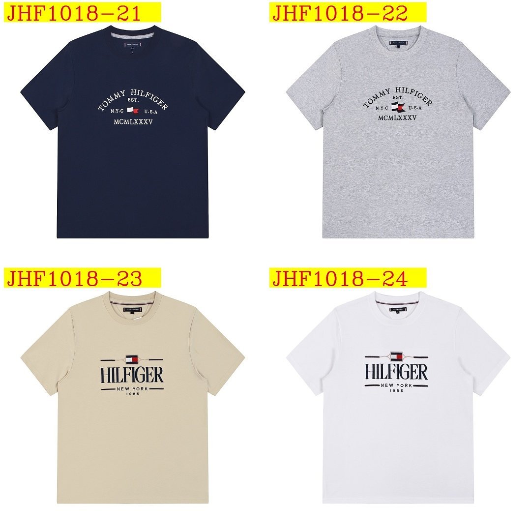 Tommy Hilfiger - T-Shirt à Col Rond en 59 Coloris – Image 73