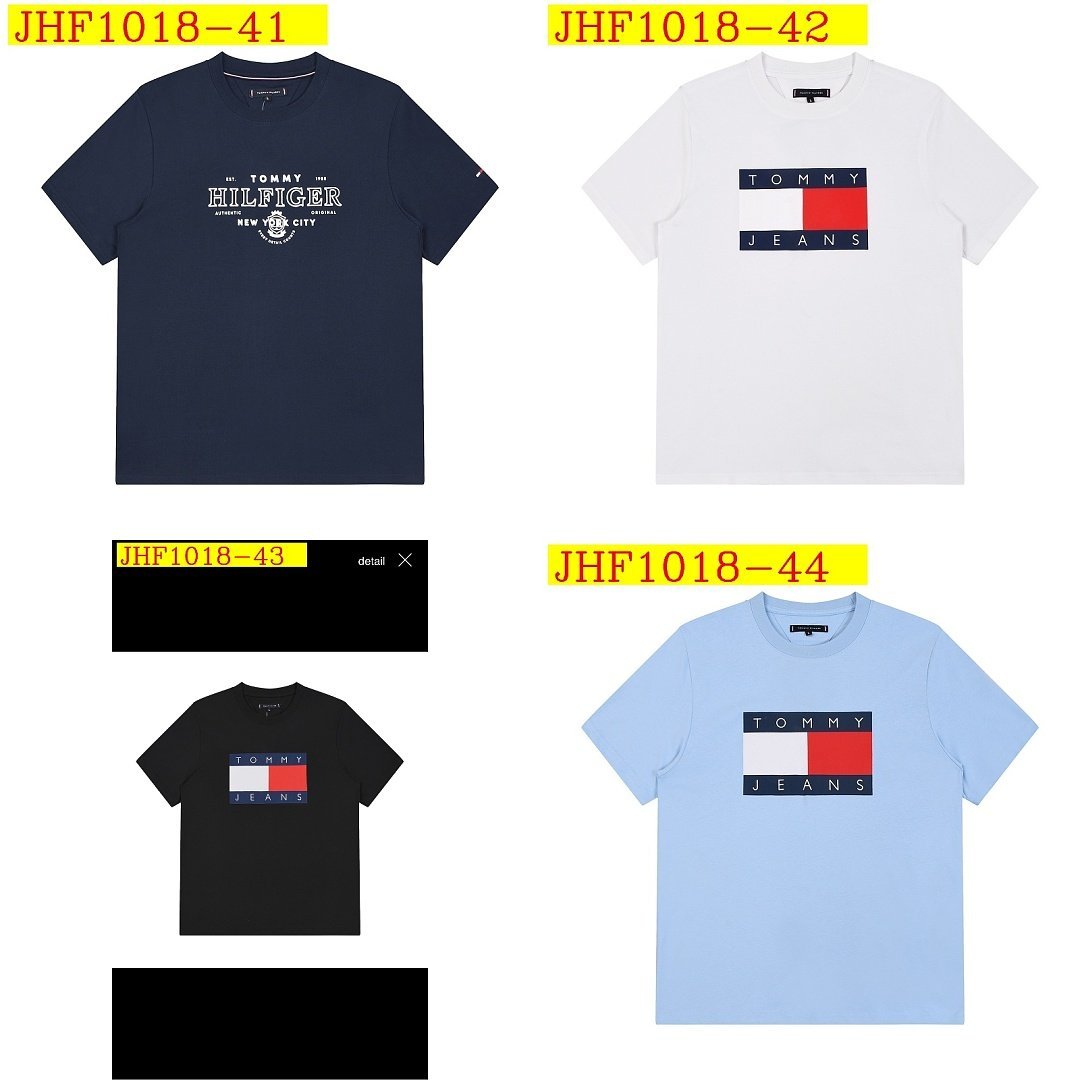 Tommy Hilfiger - T-Shirt à Col Rond en 59 Coloris – Image 79