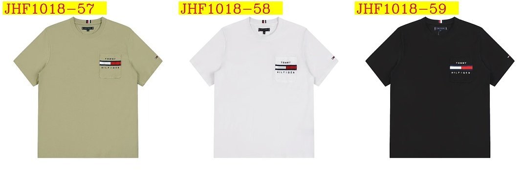 Tommy Hilfiger - T-Shirt à Col Rond en 59 Coloris – Image 83