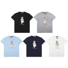 Ralph Lauren -  Embroidered Polo Bear T-shirt in 5 Colors