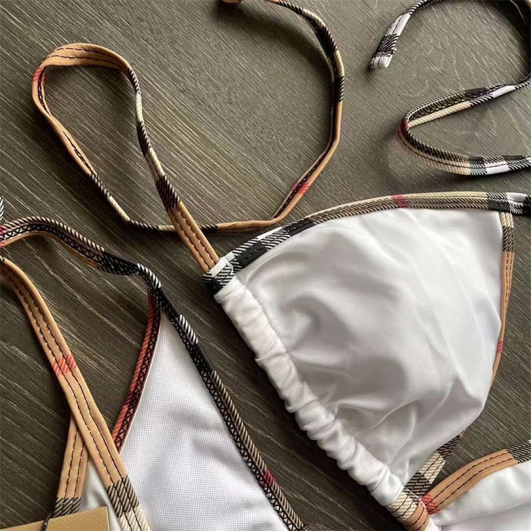 Burberry - Signature Check Trim Bikini in 2 Colors - Image 4