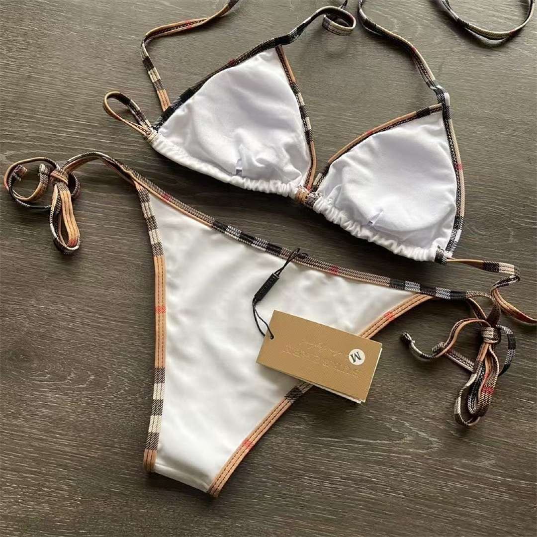 Burberry - Signature Check Trim Bikini in 2 Colors - Image 5