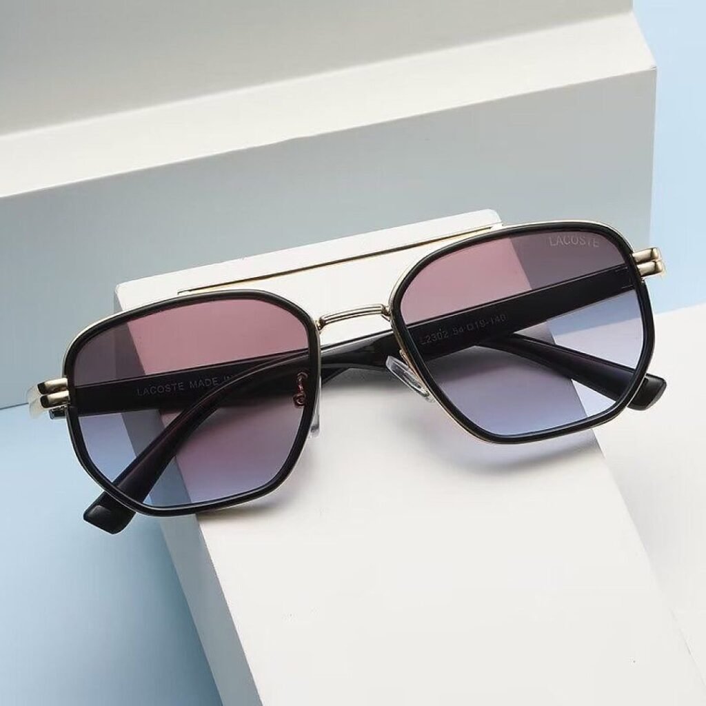 Lacoste - Metal Frame Sunglasses in 5 Colors