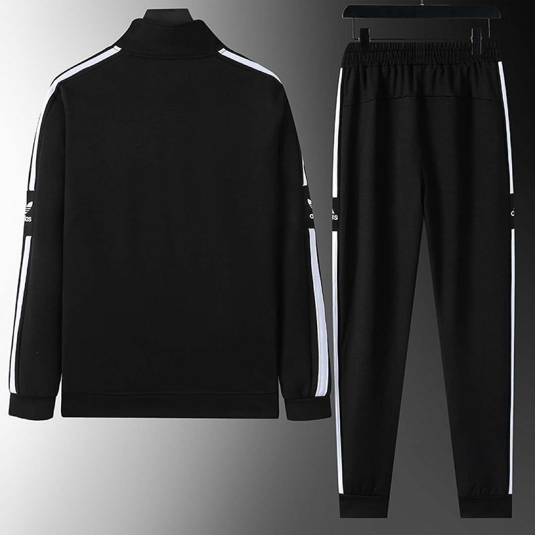 Adidas - Originals Three-Stripe Track Jacket and Pants Set – Image 6