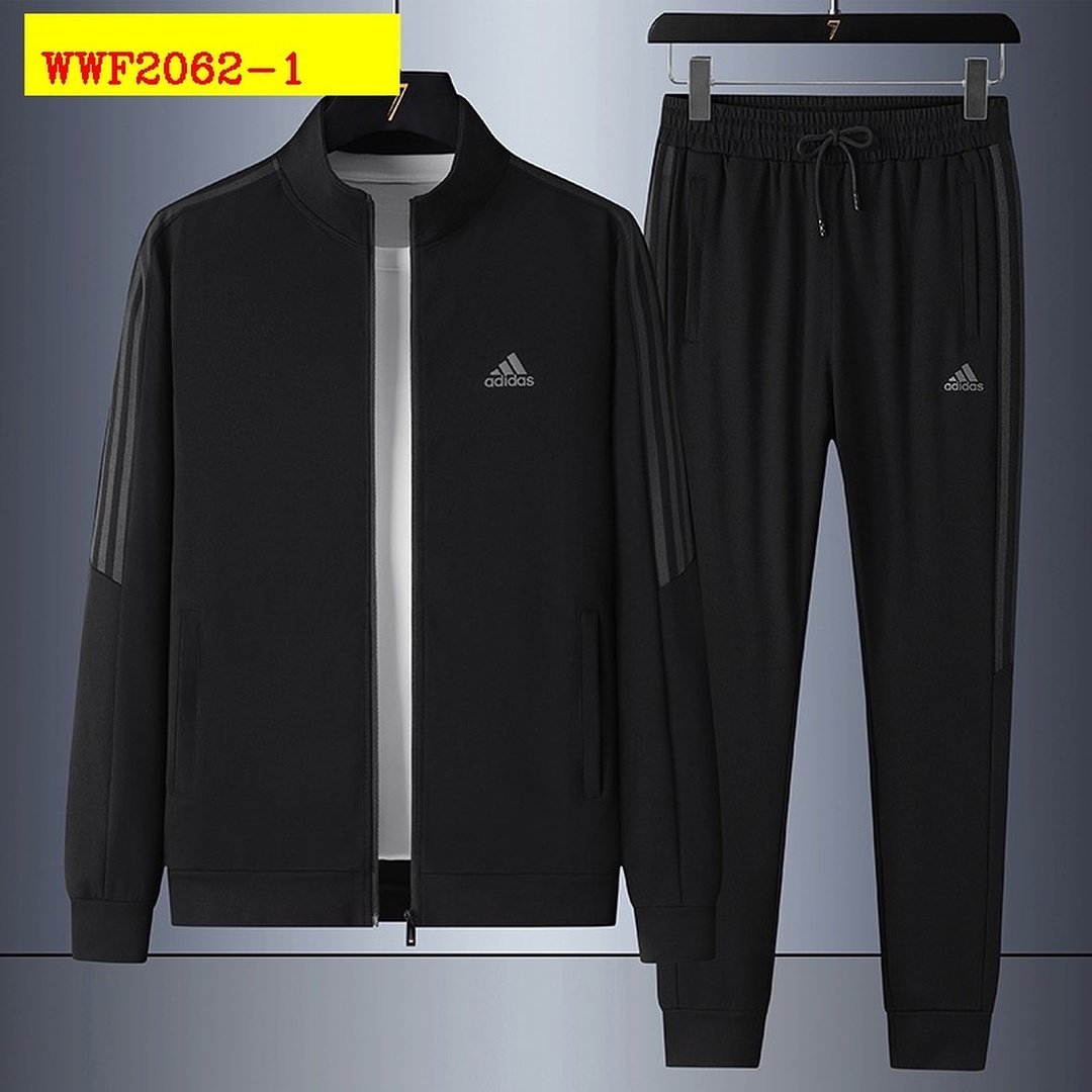 Adidas - Tuta Lunga Texture Diamante in Nero