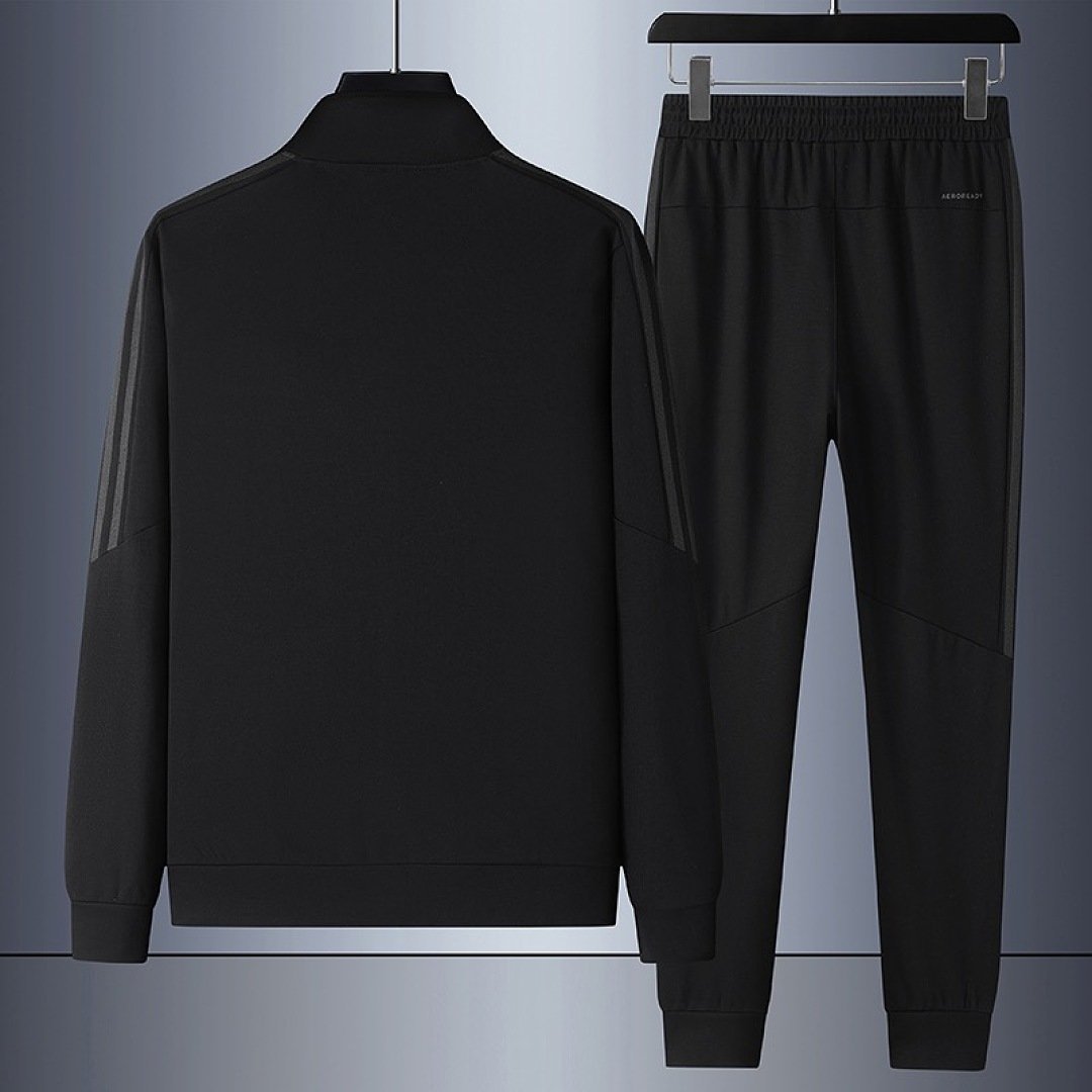 Adidas - Tuta Lunga Texture Diamante in Nero - immagine 7