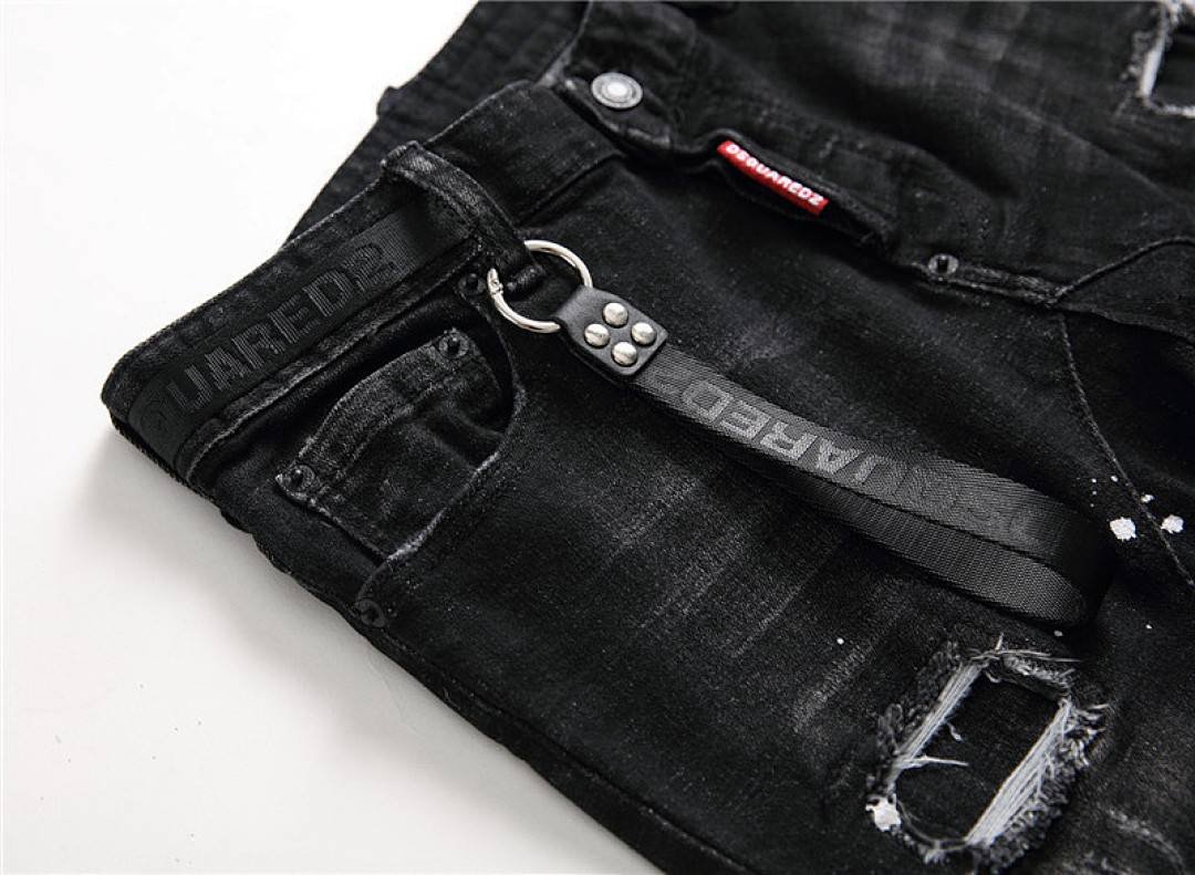 DSquared - Distressed Ripped Denim Jeans - Image 3